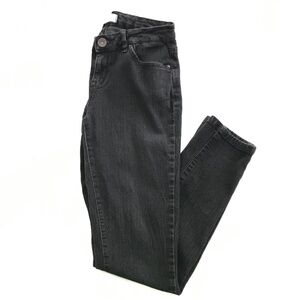 Ardene Jeans Size 9 Black Grey Ankle Cut Skinny